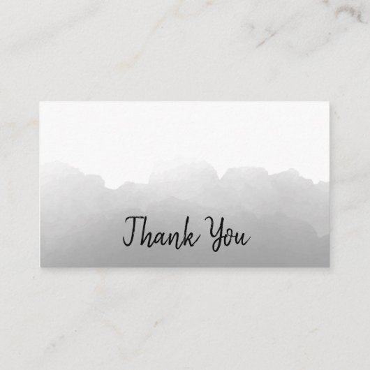 ベビー書依頼赤ちゃんシャワー招待状 名刺 (裏面)