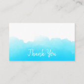 ベビー書依頼赤ちゃんシャワー招待状 名刺 (裏面)