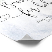 ベビー書冬の青い本ベビー ポスター (角)