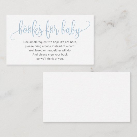 ベビー書 エンクロージャーカード (正面/裏面)