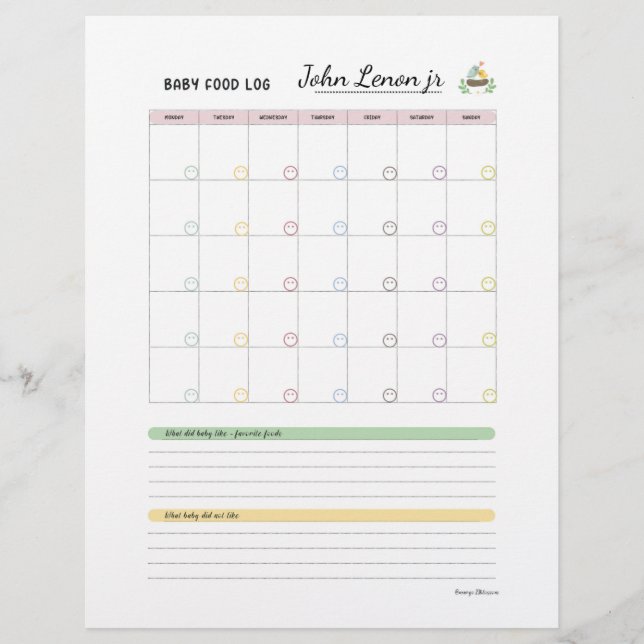 ベビー最初の100食品 – ベビー食品ログby Margo (正面)