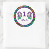 ベビー月スタンプ ラウンドシール (バッグ)