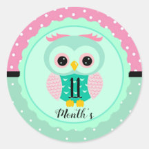 ベビー月ステッカー