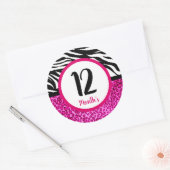 ベビー月齢ステッカー ラウンドシール (封筒)