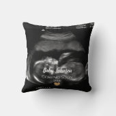 ベビー来の近日超音波金ゴールドハート クッション (裏面)