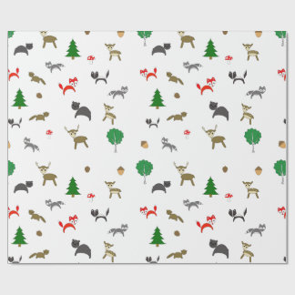 ベビー林動物包装紙 ラッピングペーパー