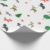 ベビー林動物包装紙 ラッピングペーパー (角)