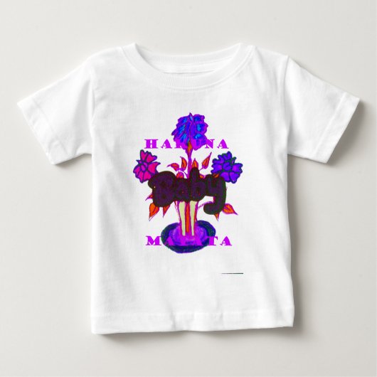 ベビー植物ハクナマタタギフト.png ベビーTシャツ (正面)