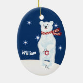 ベビー極外は寒い セラミックオーナメント (裏面)