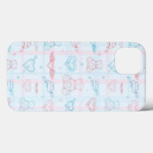 ベビー模様(テディベア) Case-Mate iPhoneケース (裏面 (横))