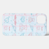 ベビー模様（テディベア） Case-Mate iPhoneケース (裏面 (横))