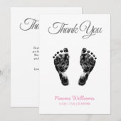 ベビー機器カスタムシンボルをサンキューカードにアップロード シーズンカード (正面/裏面)