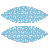 ベビー機器シンボル、ベビー足、足跡、青、少年 アメリカンフットボール (パネル)