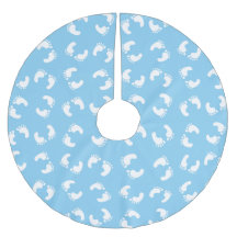 ベビー機器シンボル、ベビー足、足跡、青、少年