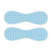 ベビー機器シンボル、ベビー足、足跡、青、少年 野球ボール (パネル)