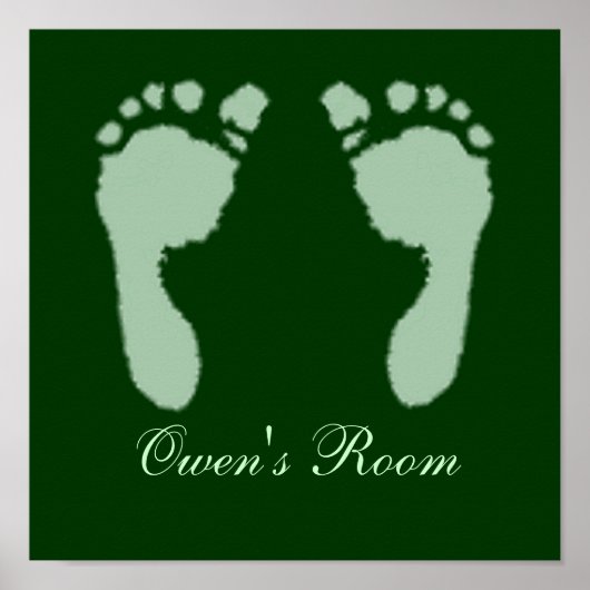 ベビー機器シンボル（緑） ポスター (正面)