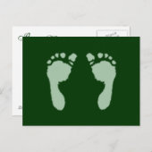 ベビー機器シンボル（緑） ポストカード (正面/裏面)