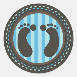 ベビー機器シンボル – 青 – シール