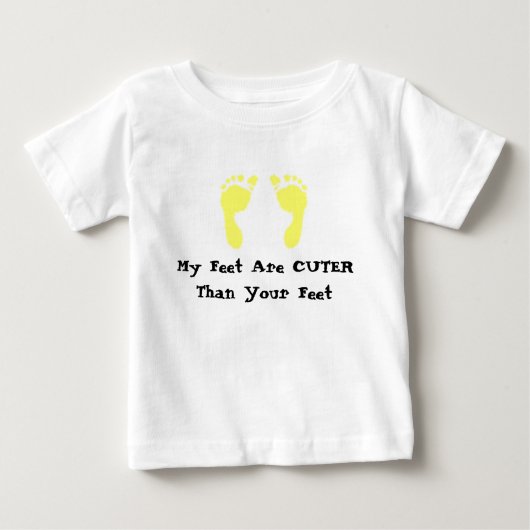 ベビー機器シンボル（黄色） ベビーTシャツ (正面)