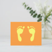 ベビー機器シンボル（黄） ポストカード (スタンド正面)