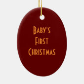 ベビー機器 セラミックオーナメント (裏面)