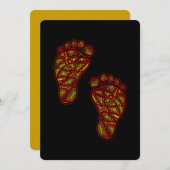 ベビー機器 招待状 (正面/裏面)