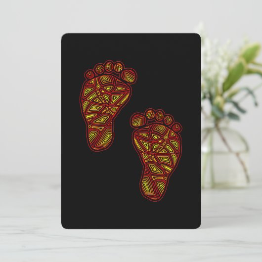 ベビー機器 招待状 (スタンド正面)