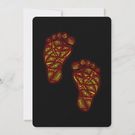 ベビー機器 招待状 (正面)