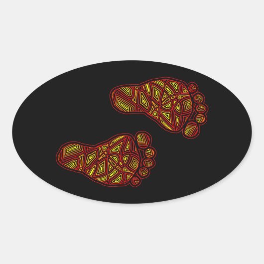 ベビー機器 楕円形シール (正面)