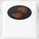 ベビー機器 楕円形シール (バッグ)