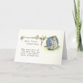 ベビー正月砂時計の鐘 シーズンカード