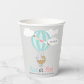 ベビー気球の性別の表示パーティー 紙コップ (正面)