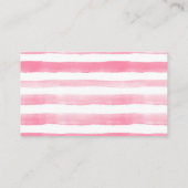 ベビー水彩スイカ用ベビシャワーブック エンクロージャーカード (裏面)