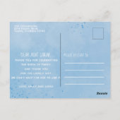 ベビー水彩船アホイ少年サンキュー ポストカード (裏面)