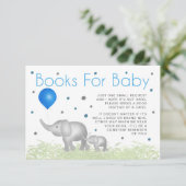 ベビー水彩象ドットパターン用ブック エンクロージャーカード (スタンド正面)