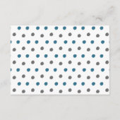 ベビー水彩象ドットパターン用ブック エンクロージャーカード (裏面)