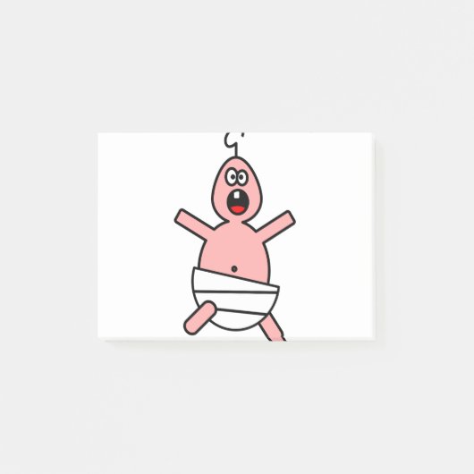 ベビー泣き叫び2 ポストイット (正面)