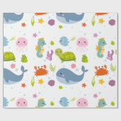 ベビー海獣 ラッピングペーパー (フラット)