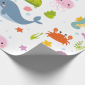 ベビー海獣 ラッピングペーパー (角)