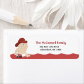 ベビー消防印刷可能住所 シール (インサイチュ)