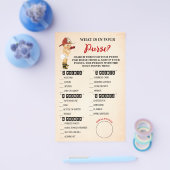 ベビー消防士あなたの財布シャワーカードに何が チラシ (シングル)