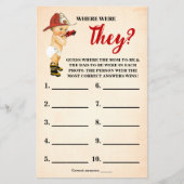 ベビー消防士がシャワーゲームカードを持っていた場所 チラシ (正面)