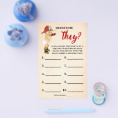 ベビー消防士がシャワーゲームカードを持っていた場所 チラシ (シングル)