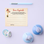 ベビー消防士シャワー用タイムカプセルアドバイス チラシ (シングル)