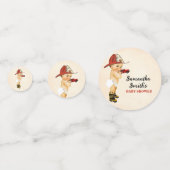 ベビー消防士来の赤ちゃんシャワーありがとう コンフェッティ (正面)