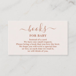 ベビー淡い色のガールカード用ミニマリストピンクブック エンクロージャーカード