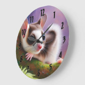 ベビー滑空機 ラージ壁時計 (傾斜)