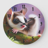 ベビー滑空機 ラージ壁時計 (正面)