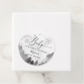 ベビー灰色の冬のシャワー外は寒い フェイバータグ (インサイチュ)