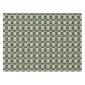 ベビー灰色リスのクリスマス テーブルクロス (正面(横))